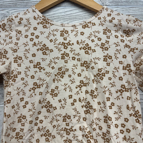 Button Up Faux Suede Jumper & LS Shirt Flowers 7