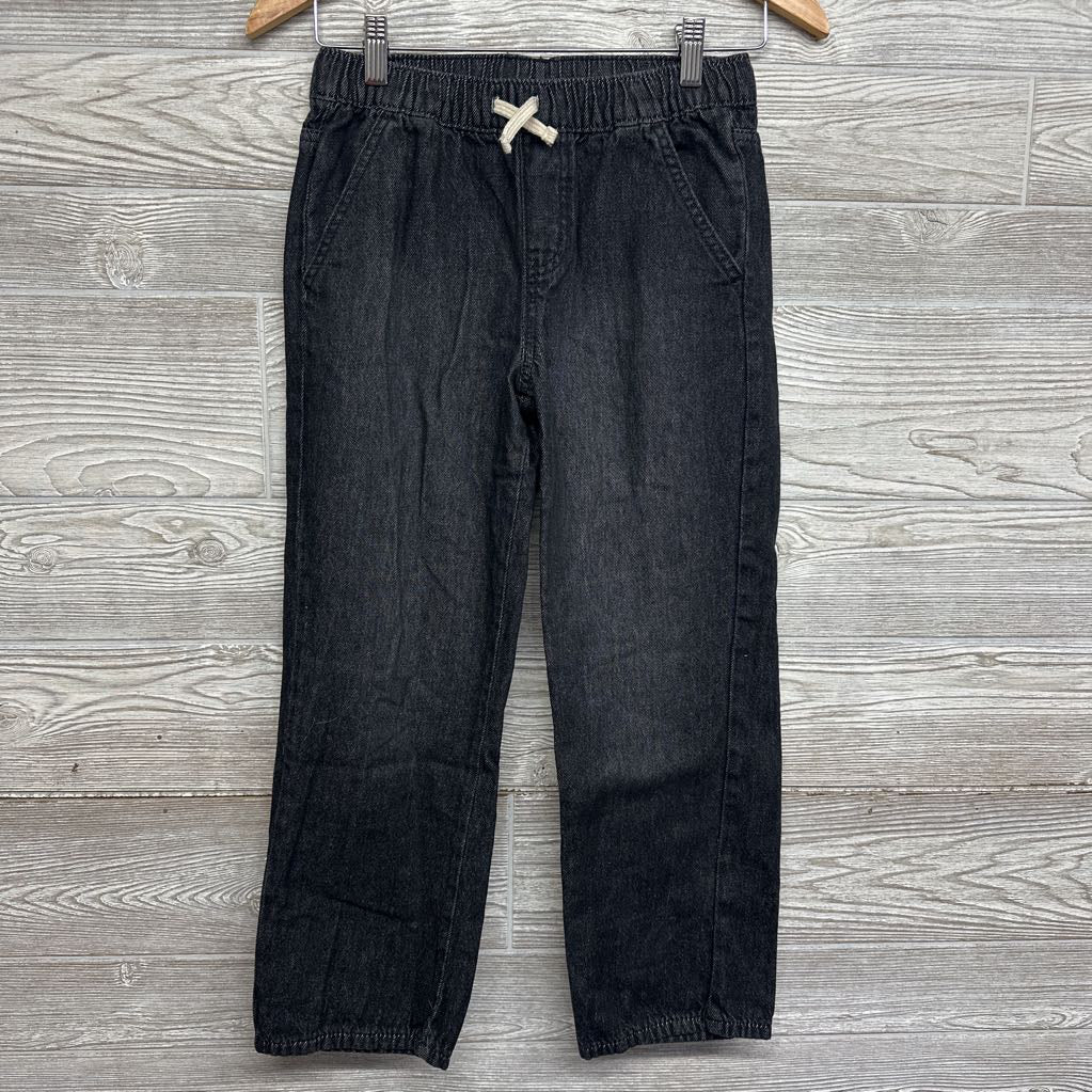 Pull On Drawstring Straight Jeans 10