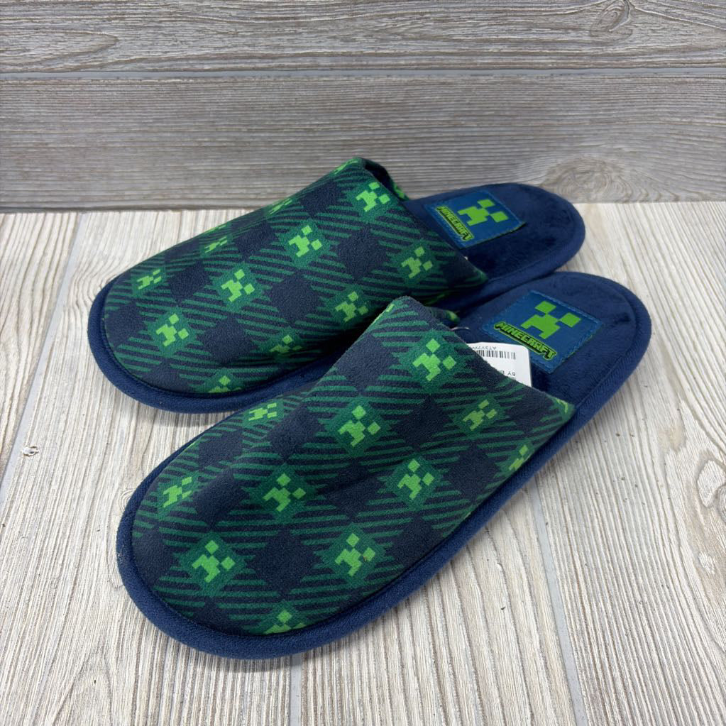 Creeper Plaid Slippers 4-5Y