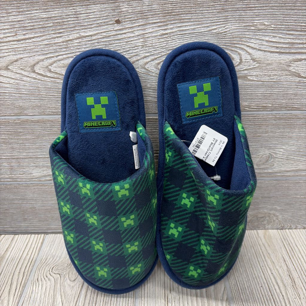 Creeper Plaid Slippers 4-5Y