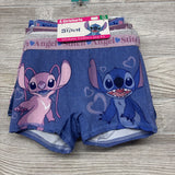 NEW 4 Pk Girlshorts Underwear Stitch Angel 10