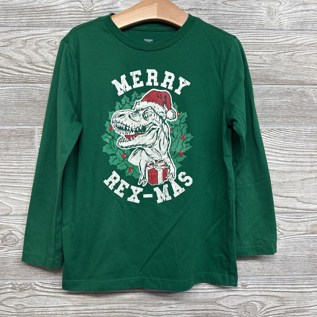 LS Shirt Merry Rex-Mas 6-7