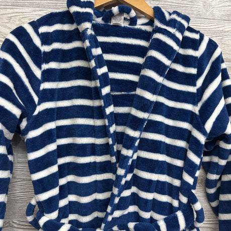 Plush Bath Robe Stripes 7-8
