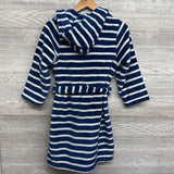 Plush Bath Robe Stripes 7-8