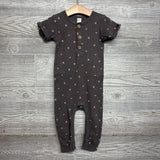 Waffle Knit Henley Outfit Arrows 24M