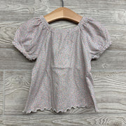 Puff Sleeve Shirt Flowers 3T