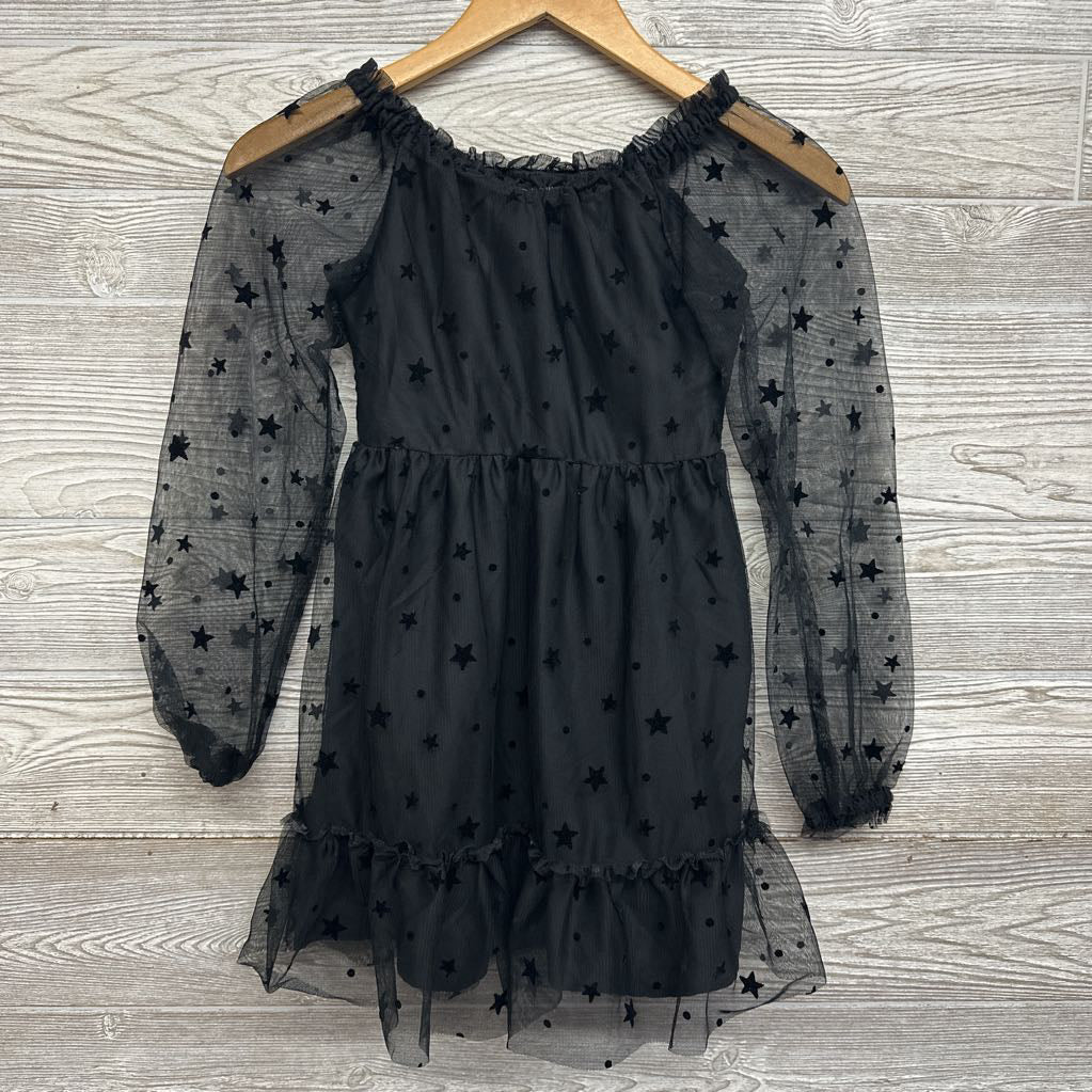 LS Layered Sheer Dress Stars 8