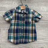 Plaid Button Up Shirt 12M