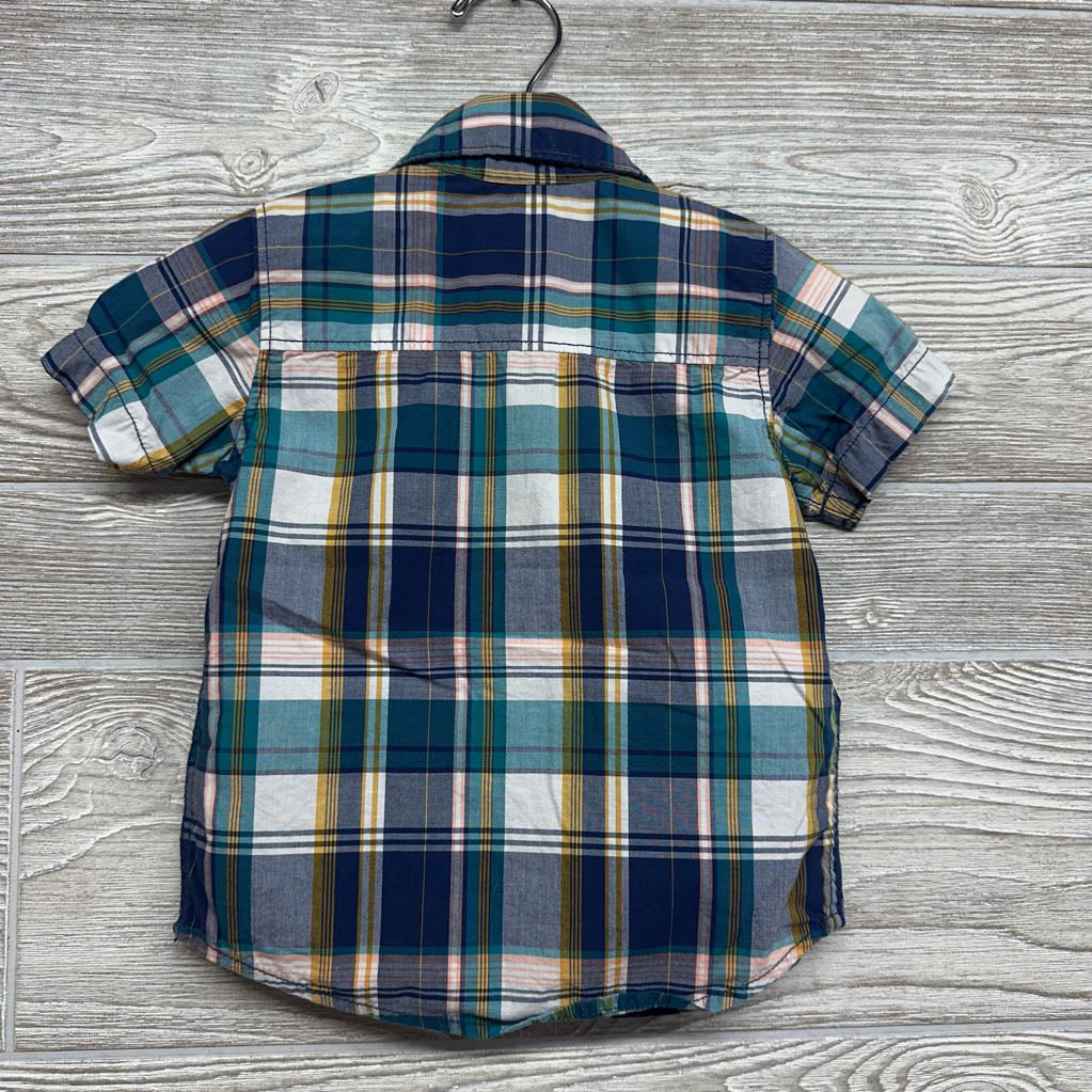 Plaid Button Up Shirt 12M