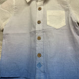 NEW Textured Button Up Shirt Chest Pocket 12-18M