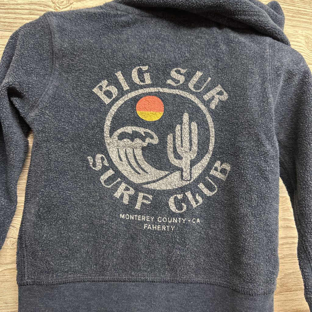 Textured Full Zip Hoodie Big Sur Surf Club 2T