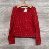 LS Square Neck Shirt Dots 8
