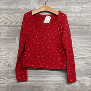 LS Square Neck Shirt Dots 8