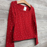 LS Square Neck Shirt Dots 8