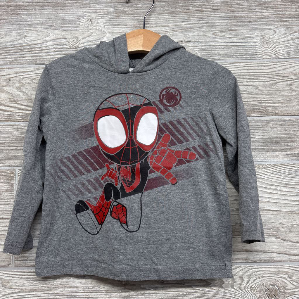 LS Shirt W/ Hood Spider-Man 3T
