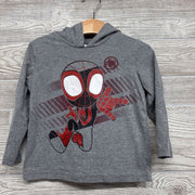 LS Shirt W/ Hood Spider-Man 3T