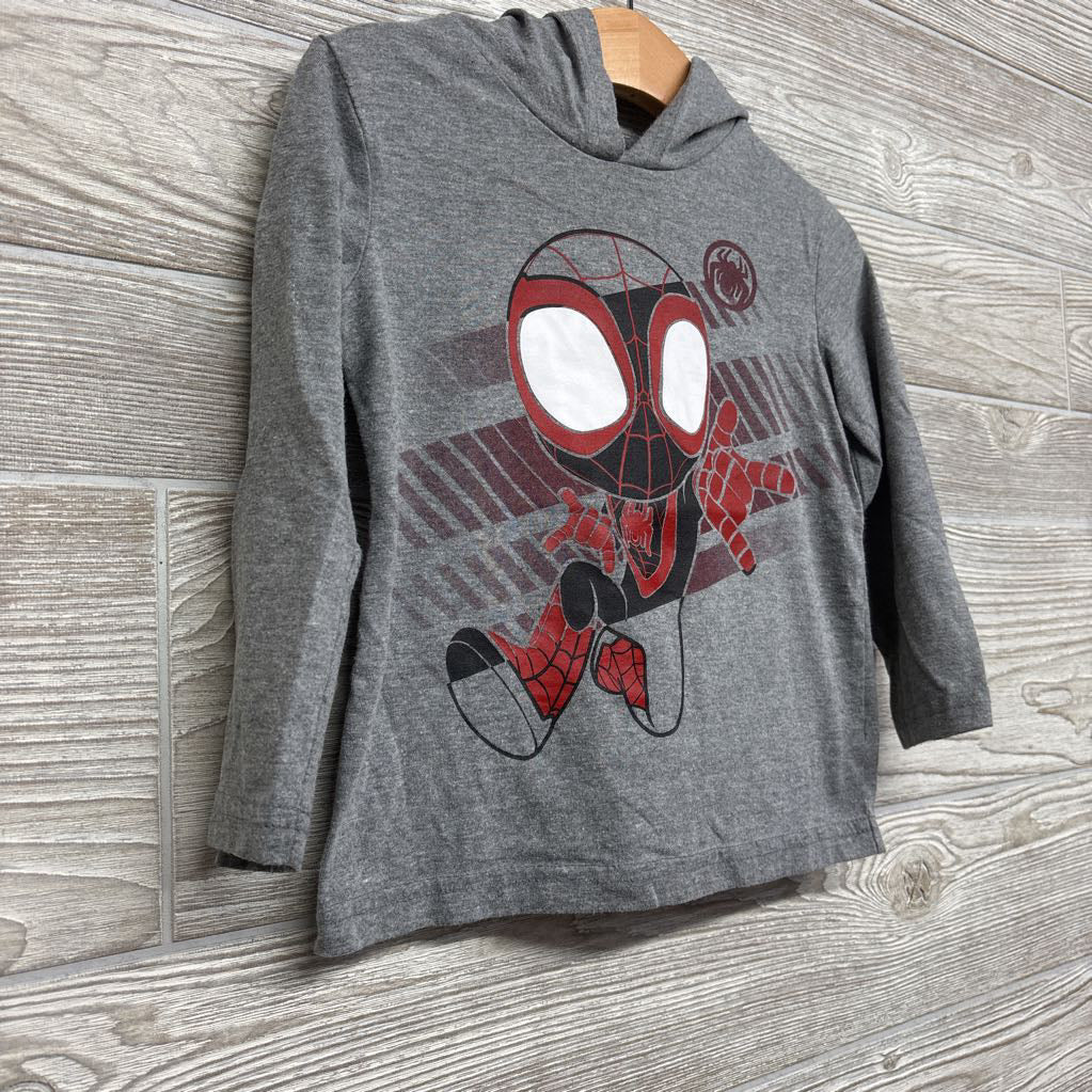 LS Shirt W/ Hood Spider-Man 3T
