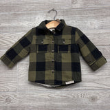 Plaid Lined Flannel Shacket 12M