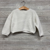 Chunky Knit Sweater Raw Trim 6