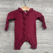 LS Snap Pointelle Outfit Ruffle NB
