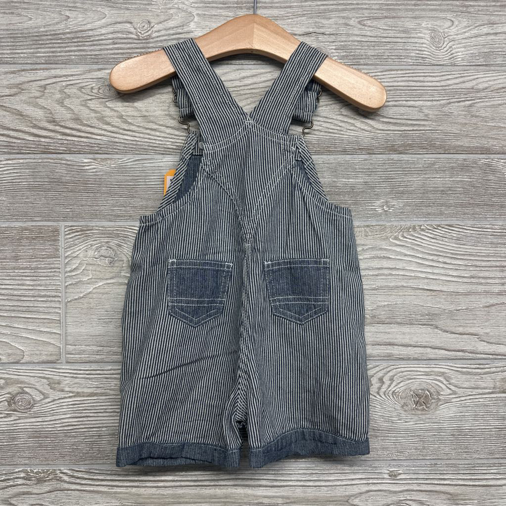 NEW Chambray Shortalls Stripes 9M