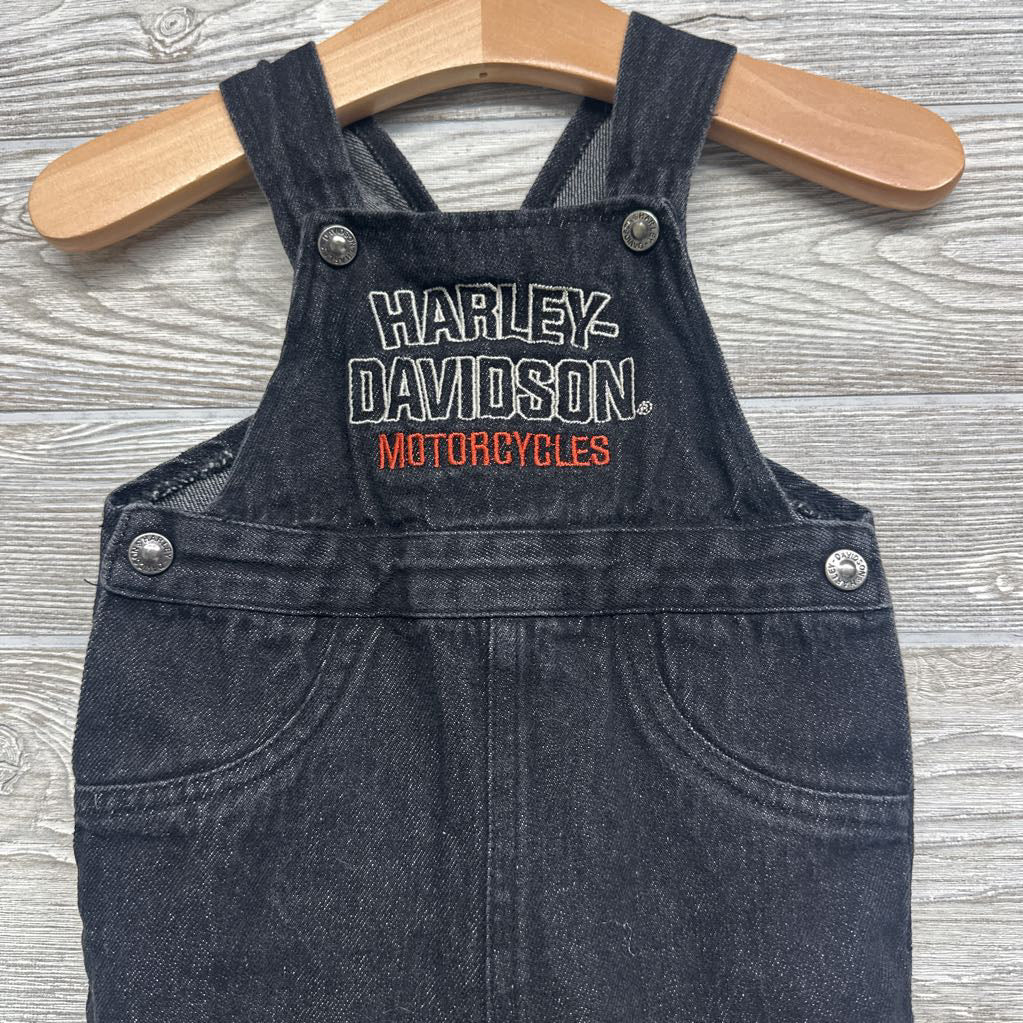 Denim Overalls Embroidered Logo 6-9M