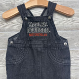 Denim Overalls Embroidered Logo 6-9M