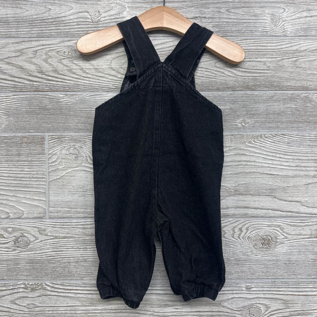 Denim Overalls Embroidered Logo 6-9M