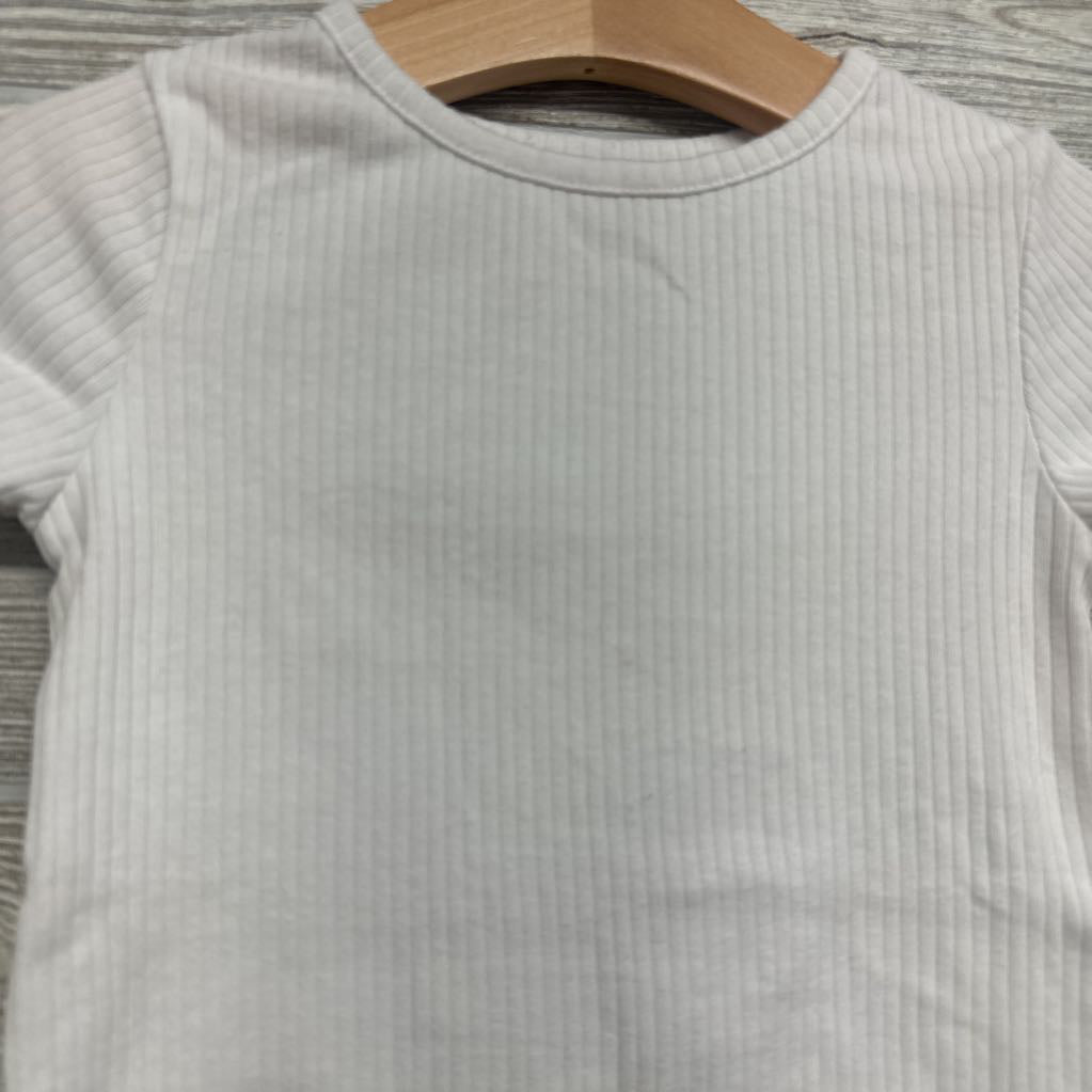 Ribbed Shirt Lettuce Trim 5T