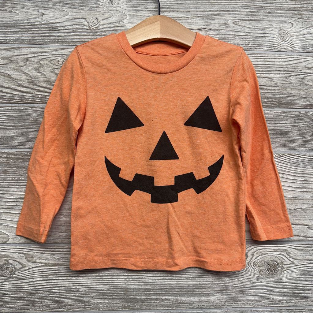 LS Shirt Pumpkin Face 3T