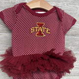 Tutu Dress ISU Polka Dots 12M