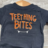 NEW LS Bodysuit Teething Bites W/ Hat 3M