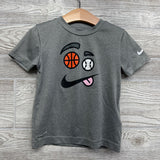 Active Shirt Sports Smiley Face 4T