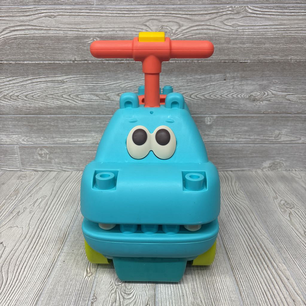 Locblock Hippo Ride On W/ Blocks