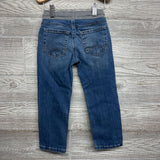 Pull On Drawstring Straight Jeans 4T