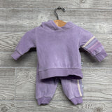 Velour Hoodie & Joggers Side Stripes NB