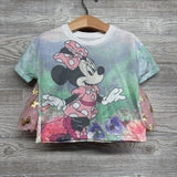 Full Zip Hoodie Characters, Water Colors Minnie Mouse & Tulle Skirt Flowers 3T