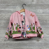 Full Zip Hoodie Characters, Water Colors Minnie Mouse & Tulle Skirt Flowers 3T