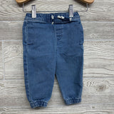 Pull On Denim Joggers 6-9M