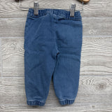 Pull On Denim Joggers 6-9M
