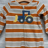 Blanket Sleeper Stripes Tractor 18M