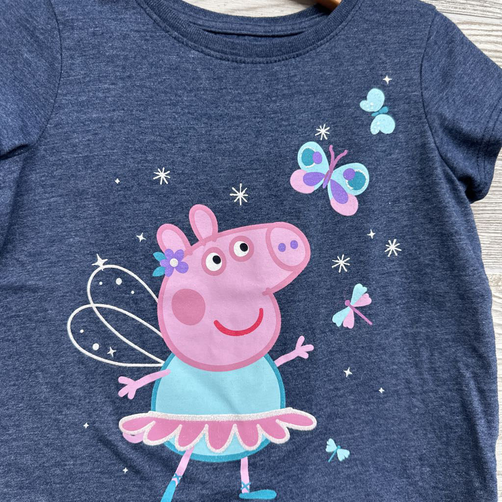 Shirt Glitter Fairy Peppa Pig 5T