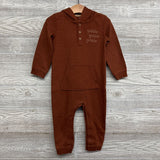 LS Waffle Knit Outfit W/ Hood Gobble Gobble Gobble 24M