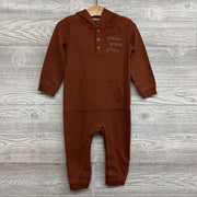 LS Waffle Knit Outfit W/ Hood Gobble Gobble Gobble 24M