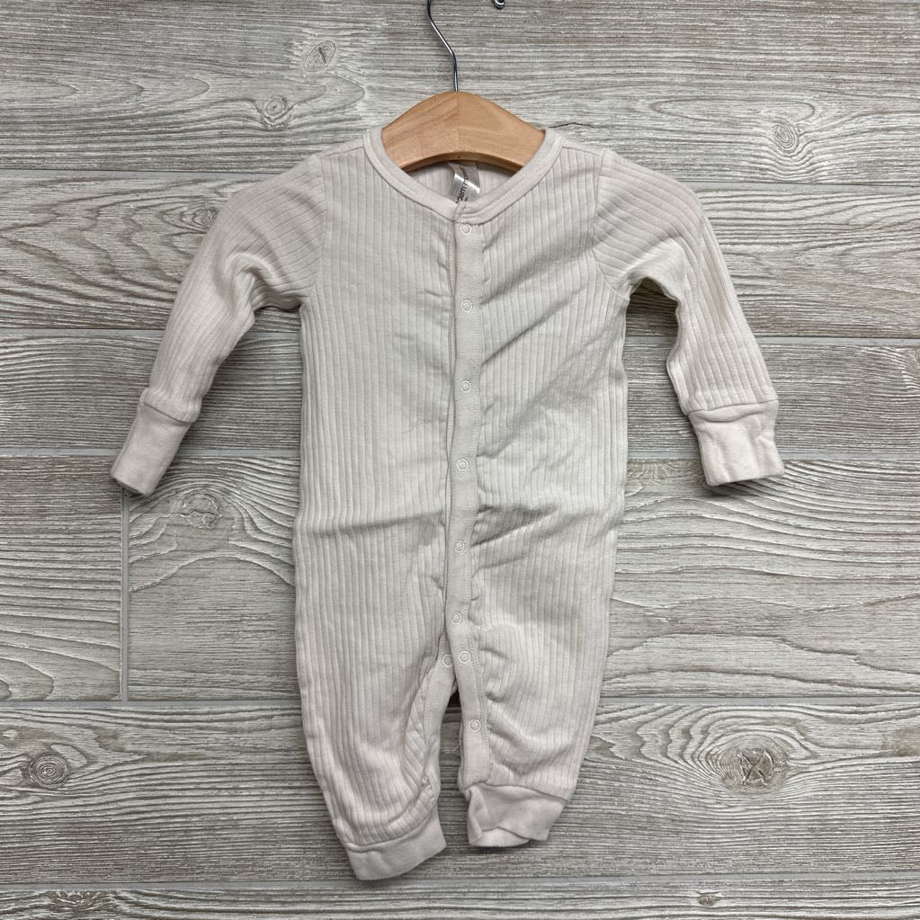 LS Ribbed Snap Outfit 0-3M