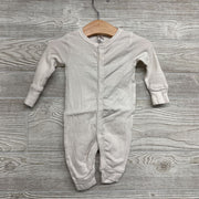LS Ribbed Snap Outfit 0-3M