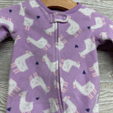 Blanket Sleeper Llamas Hearts 0-3M
