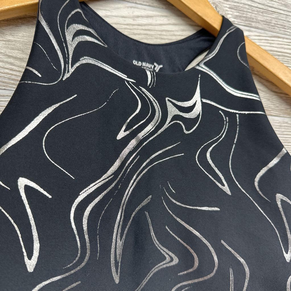 Powersoft Active Tank Top Metallic Print 10-12