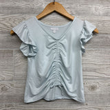 Flutter Sleeve Cinched Shirt 8