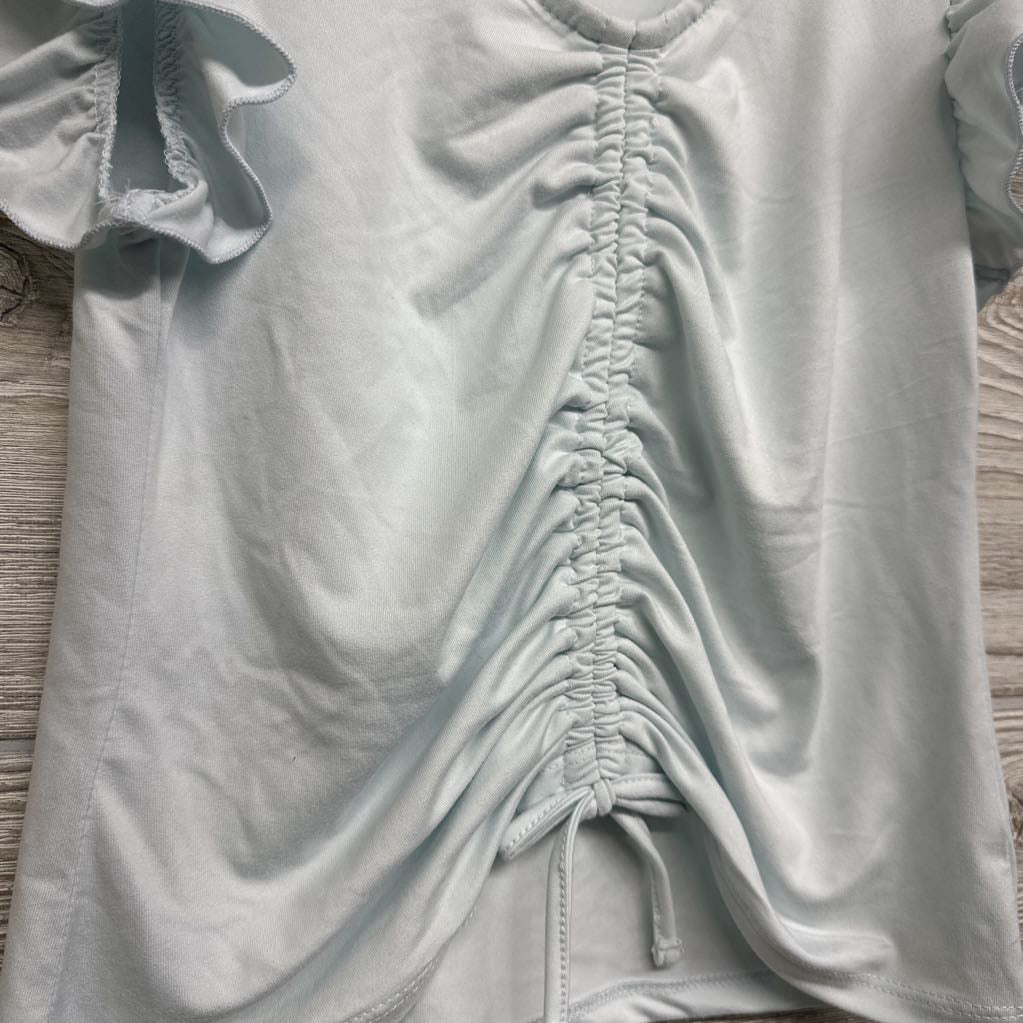 Flutter Sleeve Cinched Shirt 8